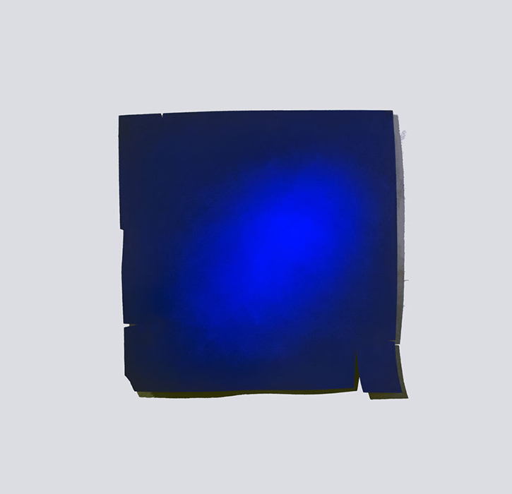 A Carmine to circulate the blood happily
Lime mortar, pigments on curved and shaped panel
cm 185 x 185 x 5
2008